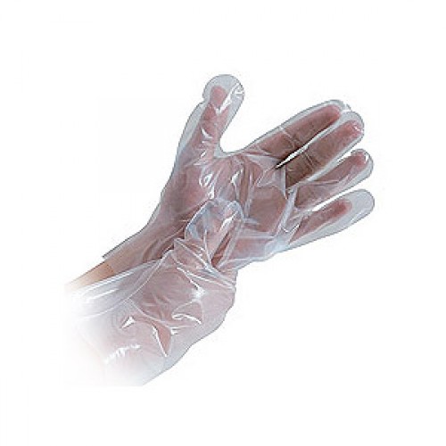 Γάντια HDPE διαφανή L